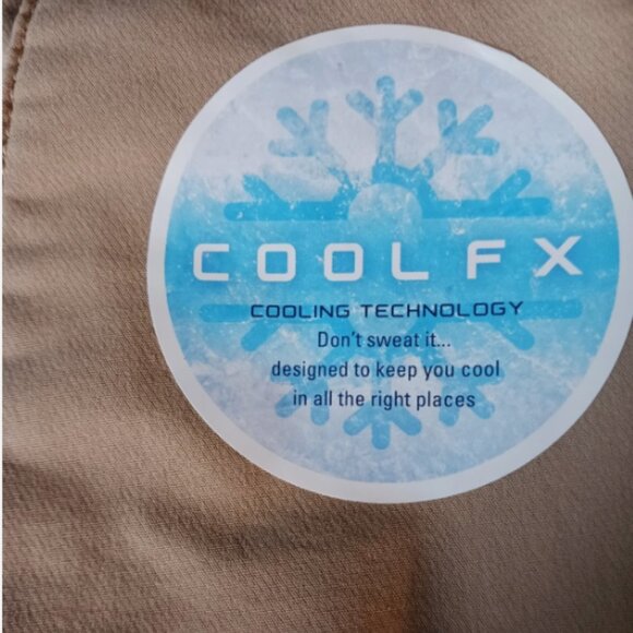 IZOD Sportflex Max Stretch Chino Shorts Mens Size 40 Flat Front Cedarwood Khaki - Picture 7 of 10